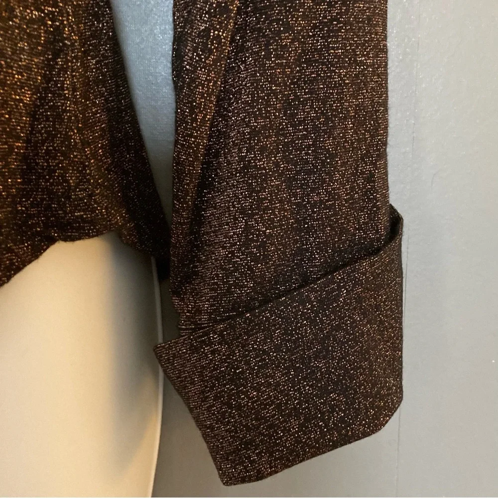 Abercrombie & Fitch Metallic Brown Top - Picture 7 of 9